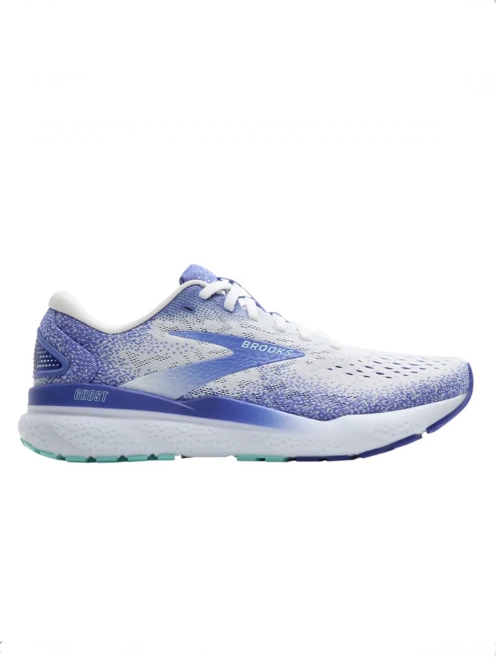 NEW Brooks Women's Ghost 16 Shoes, White/ Amparo Blue/Limpet Shell, Mult Sizes